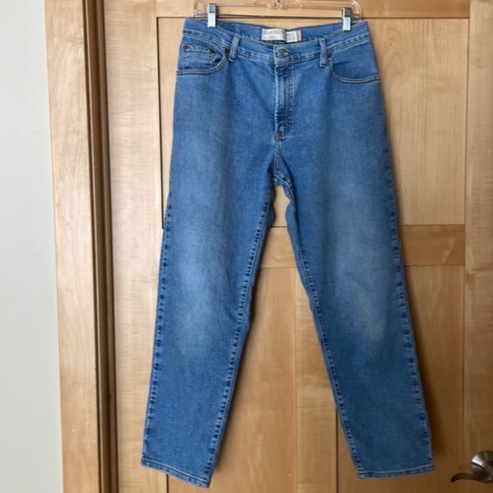 Levi's 550 Y2K Classic Relaxed Tapered Jeans Size 12S Stretch High Rise Women’s